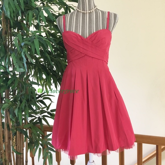 NWOT BCBG Maxazria Coral Strapless Dress  Size 6 - Picture 2 of 10